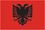 Albania flag.